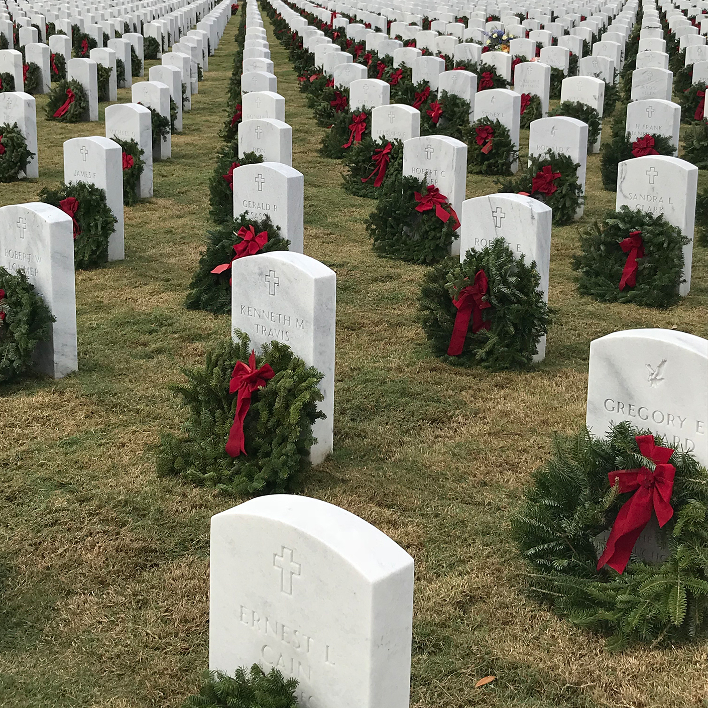 National Cemetery wreaths